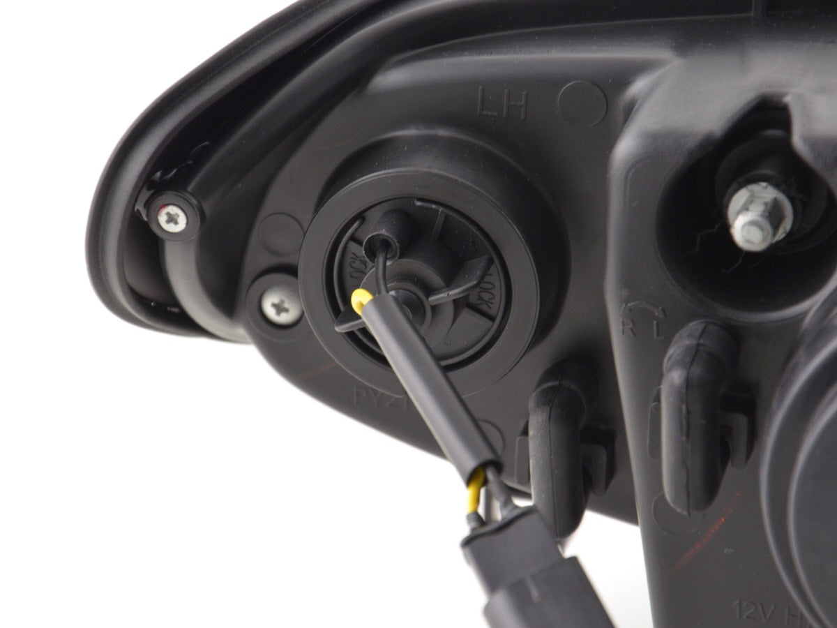 Scheinwerfer Set Angel Eyes BMW 3er E46 Limo/Touring 02-05 schwarz für Rechtslenker Scheinwerfer Set Angel Eyes BMW 3er E46 Limo/Touring 02-05 schwarz für Rechtslenker